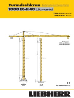 Liebherr 1000 EC-H 40 Litronic Specifications
