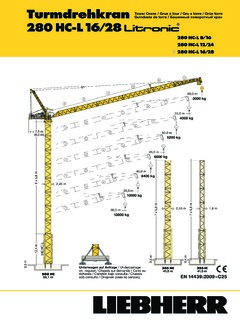 Liebherr 280 HC-L 16/28 Litronic Specifications