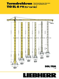 Liebherr 110 EL 6 FR.tronic Specifications