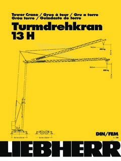 Liebherr 13 H Specifications