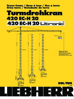 Liebherr 420 EC-H 20 Specifications
