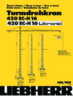 Liebherr 420 EC-H 16 Specifications