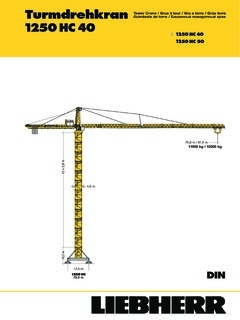 Liebherr 1250 HC 40 Specifications