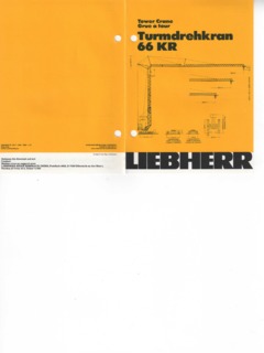 Liebherr 66 KR Specifications