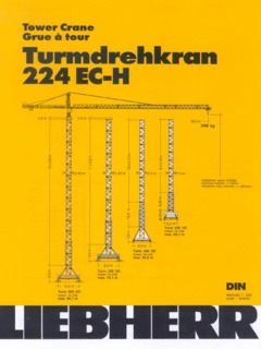 Liebherr 224 EC-H Specifications