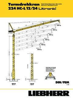 Liebherr 224 HC-L 12/24 Litronic Specifications