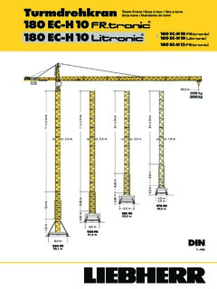 Liebherr 180 EC-H 10 FR.tronic Specifications