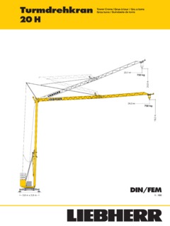 Liebherr 20 H Specifications