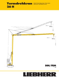 Liebherr 26 H Specifications