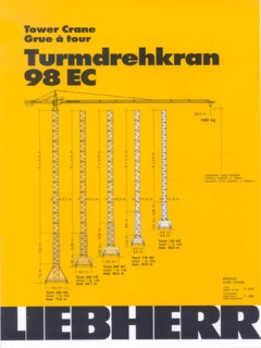 Liebherr 98 EC Specifications