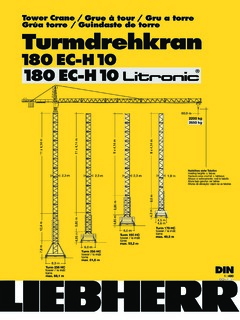 Liebherr 180 EC-H 10 Litronic Specifications