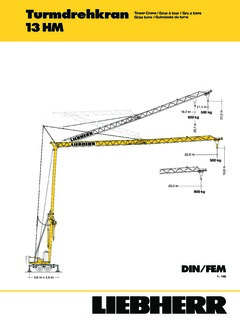 Liebherr 13 HM Specifications