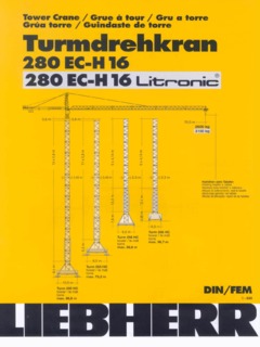 Liebherr 280 EC-H 16 Litronic Specifications