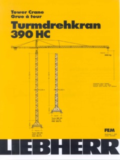 Liebherr 390 HC Specifications