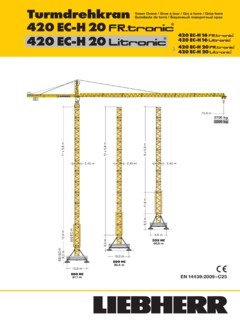 Liebherr 420 EC-H 20 FR.tronic Specifications