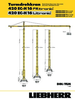 Liebherr 420 EC-H 16 Litronic Specifications