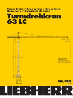 Liebherr 63 LC Specifications