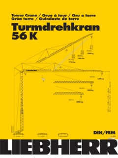 Liebherr 56 K Specifications