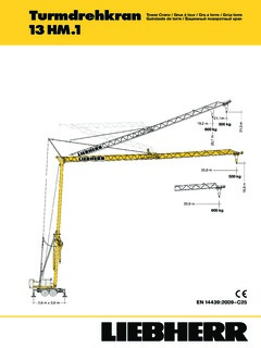 Liebherr 13 HM.1 Specifications