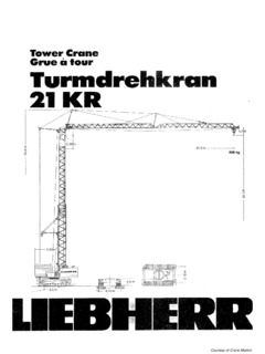 Liebherr 21 KR Specifications