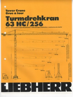 Liebherr 63 HC/256 Specifications