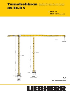 Liebherr 85 EC-B 5 Specifications