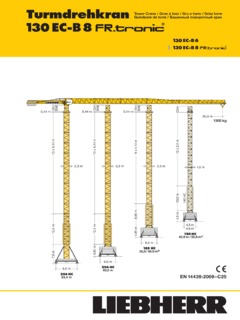 Liebherr 130 EC-B 8 FR.tronic Specifications