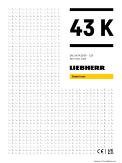 Liebherr 43 K Specifications