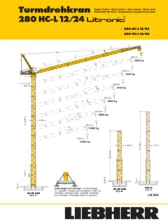 Liebherr 280 HC-L 12/24 Litronic Specifications