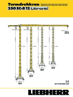 Liebherr 250 EC-B 12 Litronic Specifications