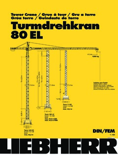 Liebherr 80 EL Specifications