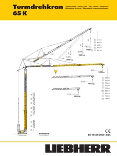 Liebherr 65 K Specifications
