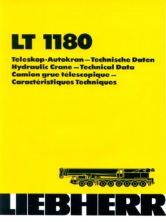 Liebherr LT 1180 Specifications
