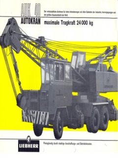 Liebherr AUK 40 Specifications