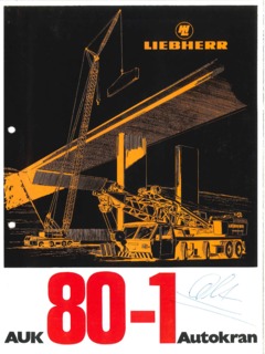 Liebherr AUK 80-1 Specifications