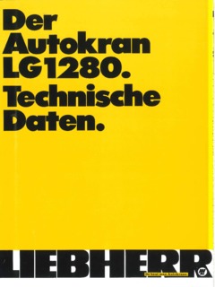 Liebherr LG 1280 Specifications