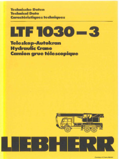 Liebherr LTF 1030-3 Specifications