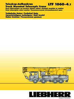 Liebherr LTM 1060-4.1 Telescopic Boom Truck Crane on MAN Carrier