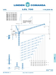 Comansa LCL 700 Specifications