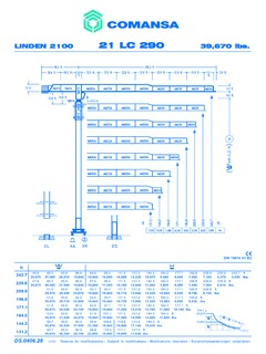 Comansa 21 LC 290 Specifications