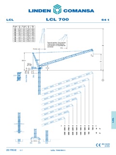 Comansa LCL 700 Specifications