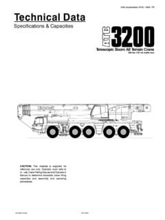 All Terrain Cranes Link-Belt ATC-3200 Specifications CraneMarket