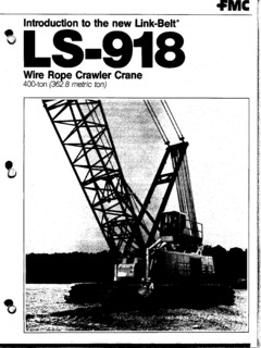 Link-Belt LS-918 Specifications