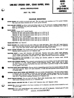 Link-Belt LS-51 Specifications