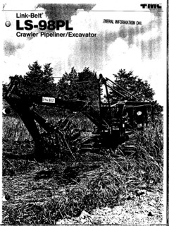 Link-Belt LS-98 Pipeliner Specifications