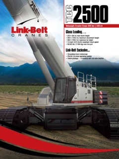 Link-Belt TCC-2500 Specifications