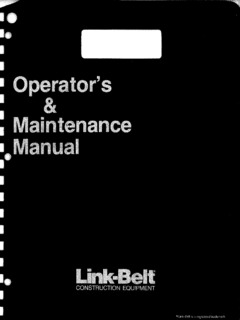 Link-Belt HSP-8030 Specifications