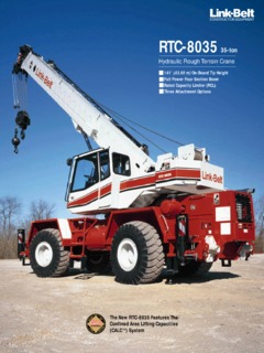 Link-Belt RTC-8035 Specifications