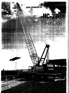 Link-Belt HC-238H Specifications