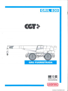 Locatelli GRIL 830 Specifications